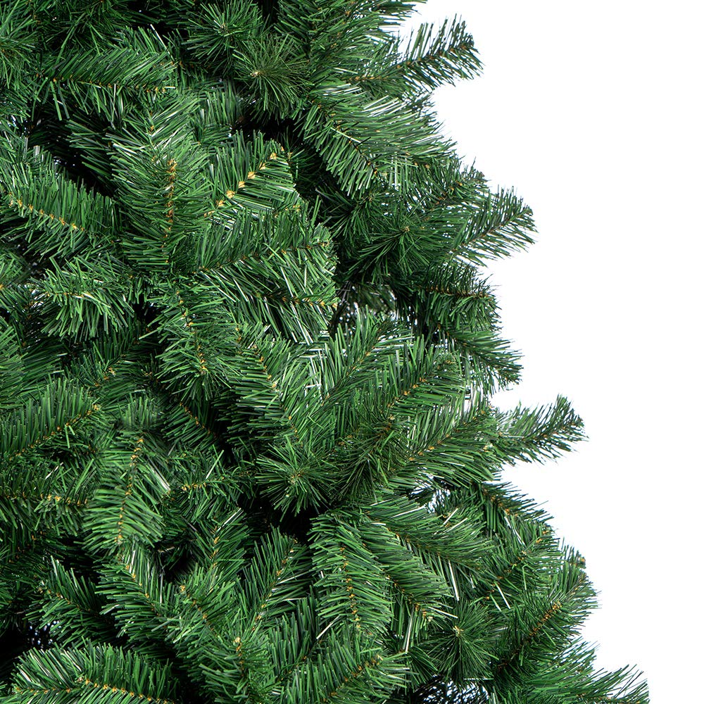 Nataland Albero di Natale Artificiale Verde Modello Gran Sasso Altezza 180 Cm, Abete Super Folto con Effetto Realistico e Rami Con Aghi Anticaduta