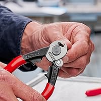 Vista 2 de Knipex Herramientas 95 61 190 SBA Cortadores de cuerda de alambre