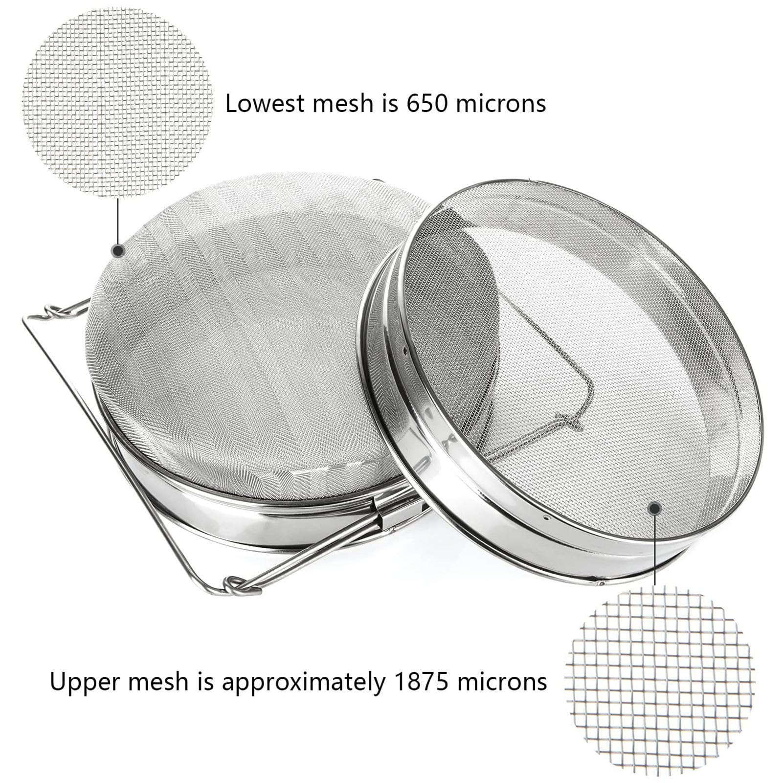Extracteur De Miel Acier Inoxydable 2 Cadres Machine Manuelle Pour Miel Apiculteurs Extracteur De Miel Manuel 45 X 25 Cm Conception De Manivelle | FR