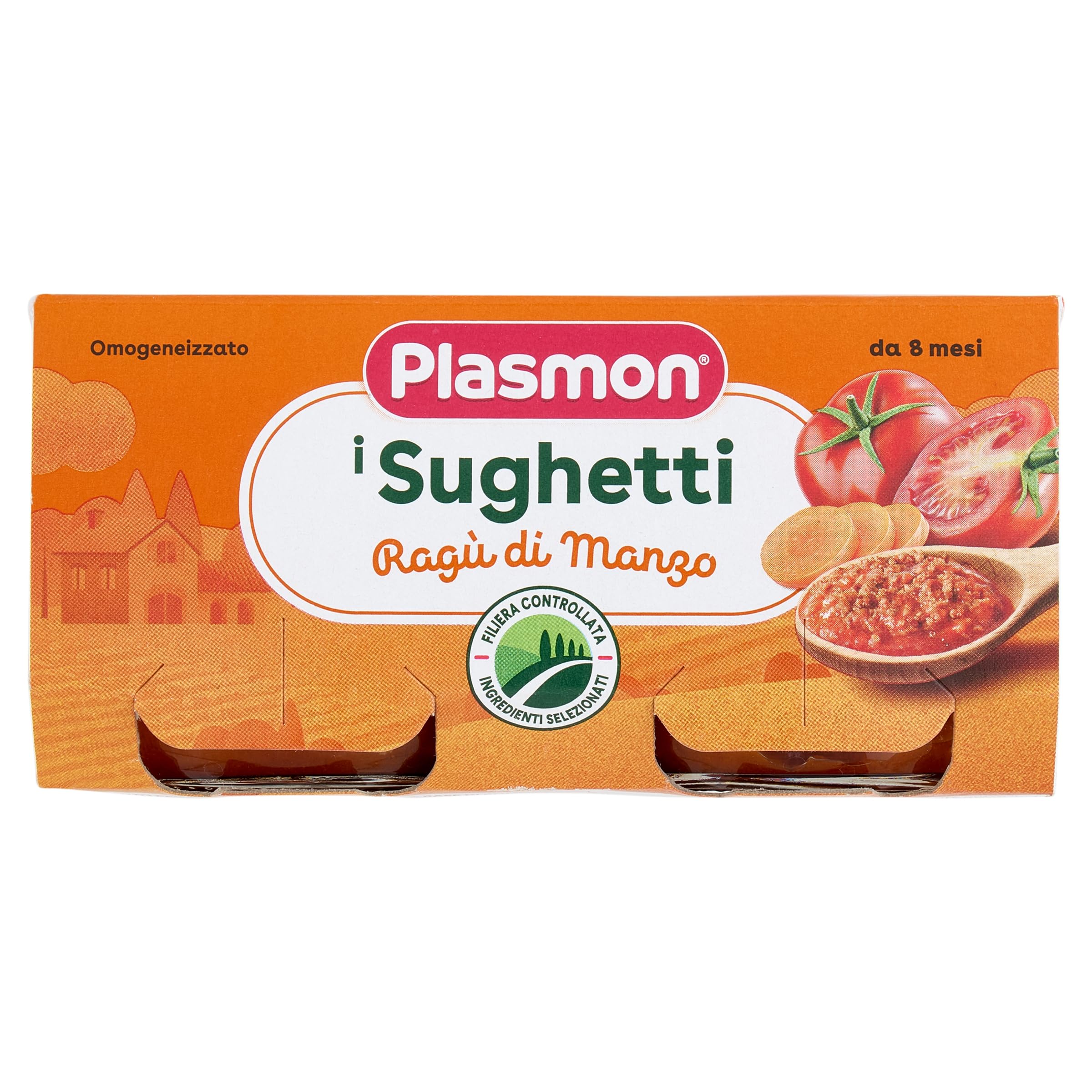 Plasmon Sughetto - Ragù di Manzo 2x80g (12 Confezioni)