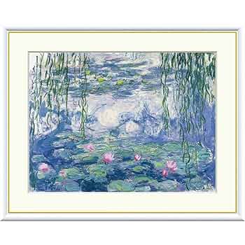 Amazon.co.jp: 晴れの街ギャラリー 絵画 額絵 クロード・モネ
