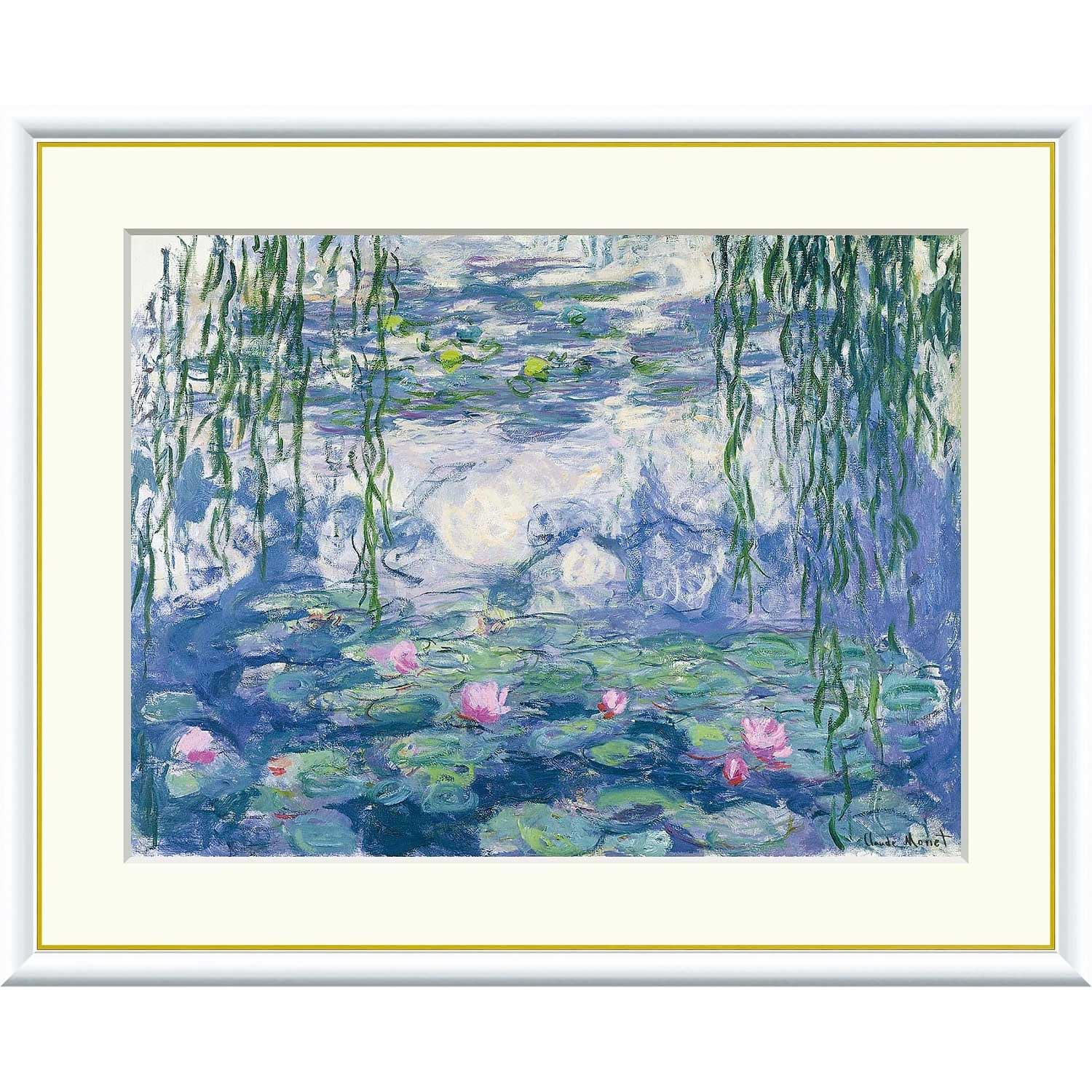 モネ絵画 楽天市場】絵画 モネ インテリア monet 「 睡蓮2 」 74 × 59cm