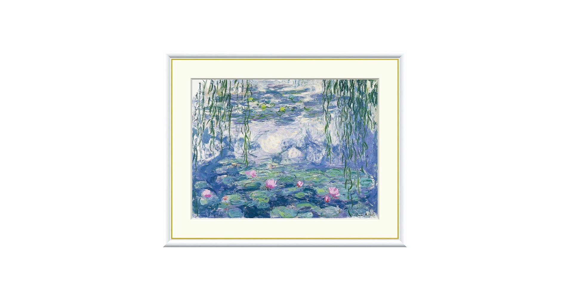クロード・モネ、「Sandviken,Norway」、厳選、希少大判画集・額装画 クロード・モネ、「Sandviken,Norway」、厳選、希少大判画集