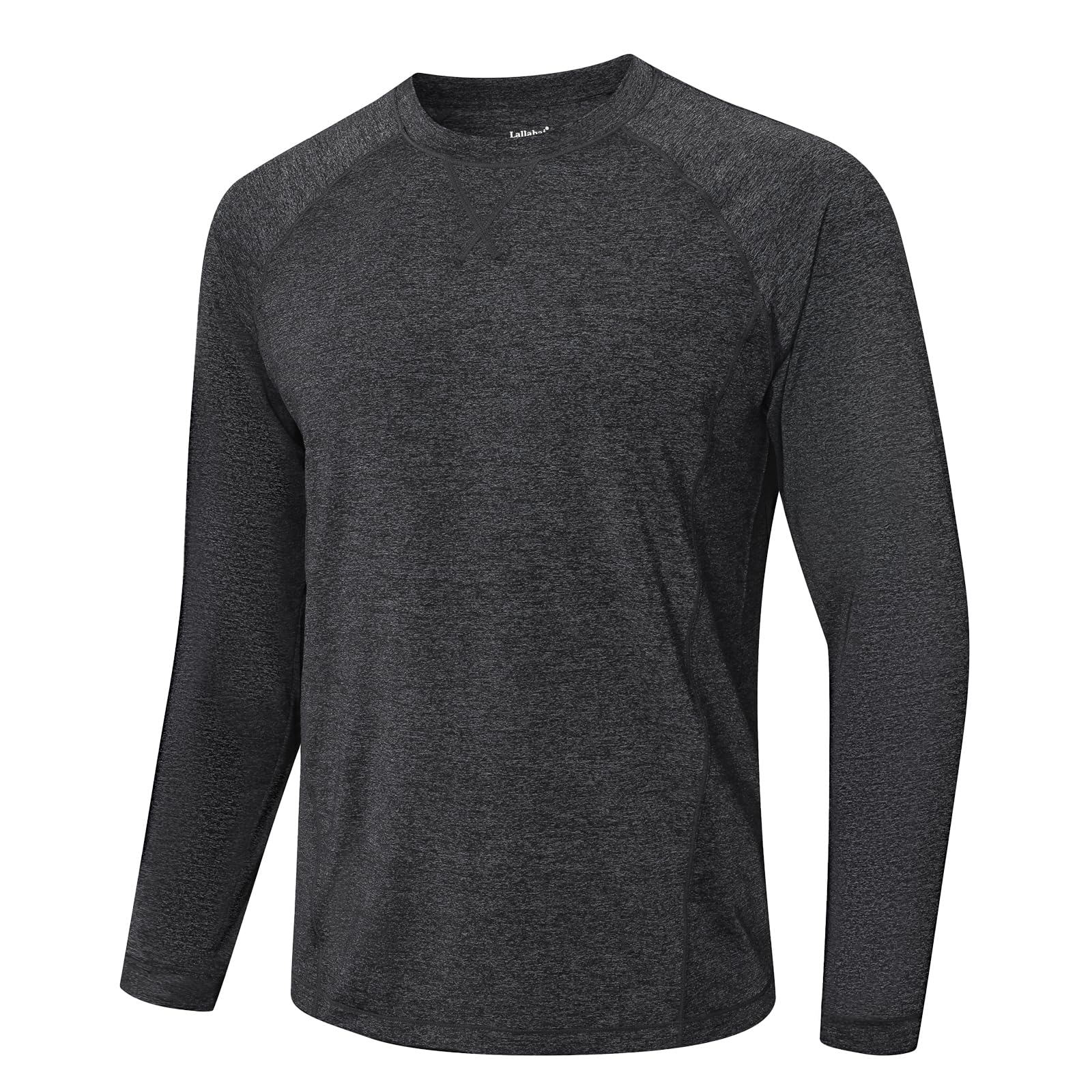 MEETWEE Herren UPF50+ Rashguard UV Shirt Langarmshirt UV Schutz Shirts, UV Sonnenschutz Atmungsaktiv Langarm Outdoor Angeln Laufen Wandern Funktionsshirt