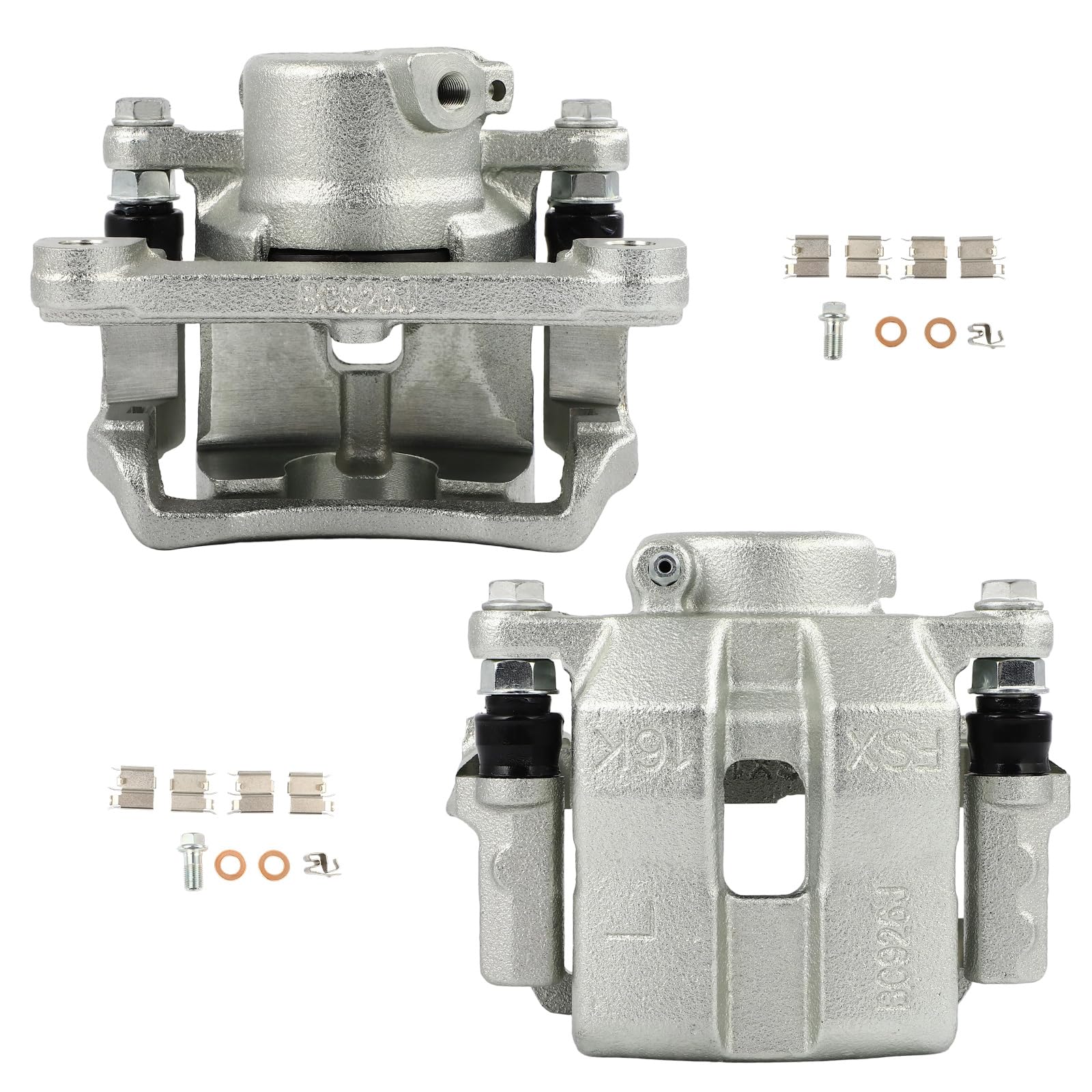 SCITOO 19B3317 19B3316 Front Left &amp; Right Disc Brake Calipers w/Bracket Fit For Mazda For MX-5 2006-2015,For Mazda For MX-5 Miata 2006-2015, Single Piston