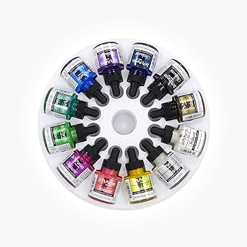 Dr. Ph. Martin's Iridescent Calligraphy Color (Set 1) Ink