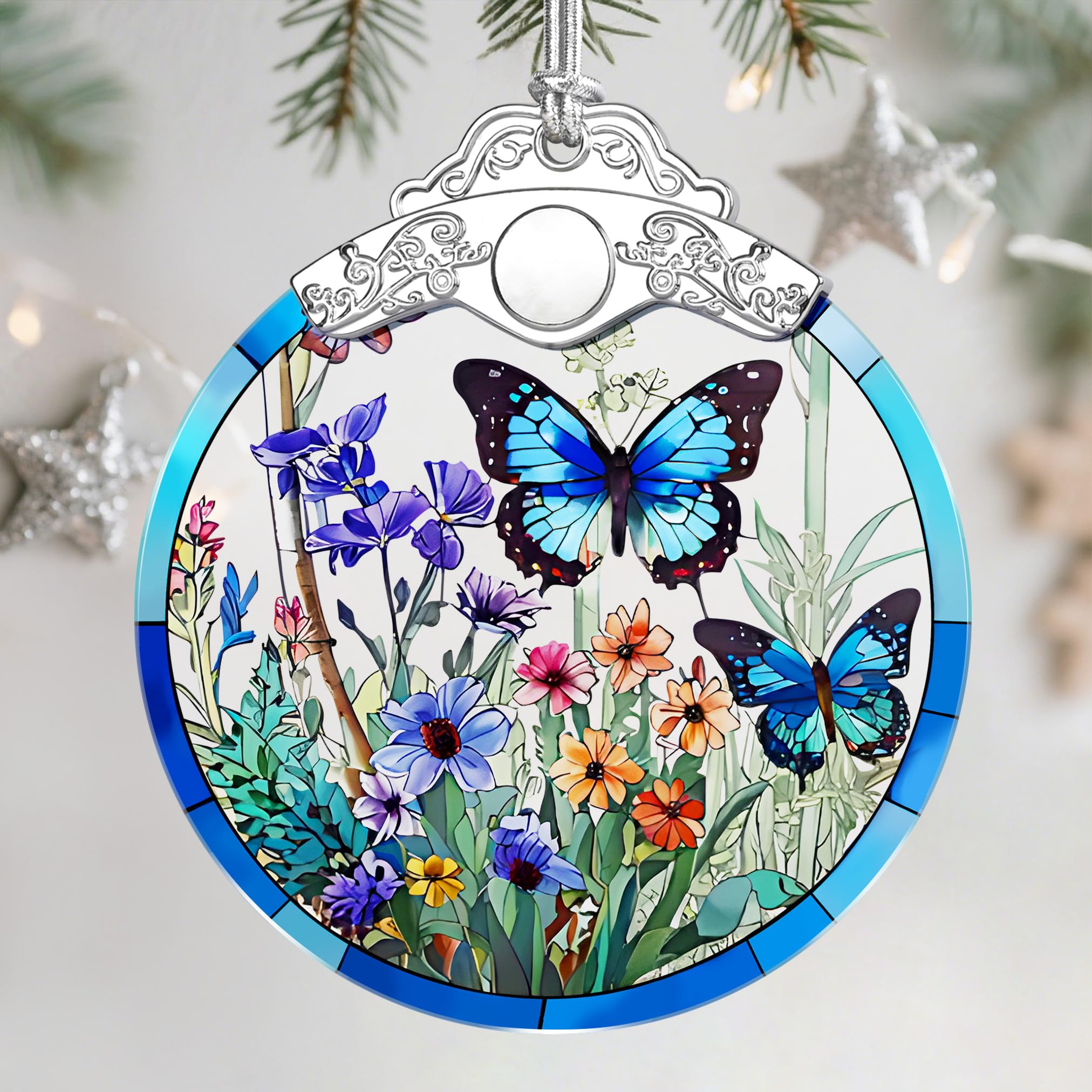 Décoration de Noël papillon pour sublimer votre table de réveillon en famille