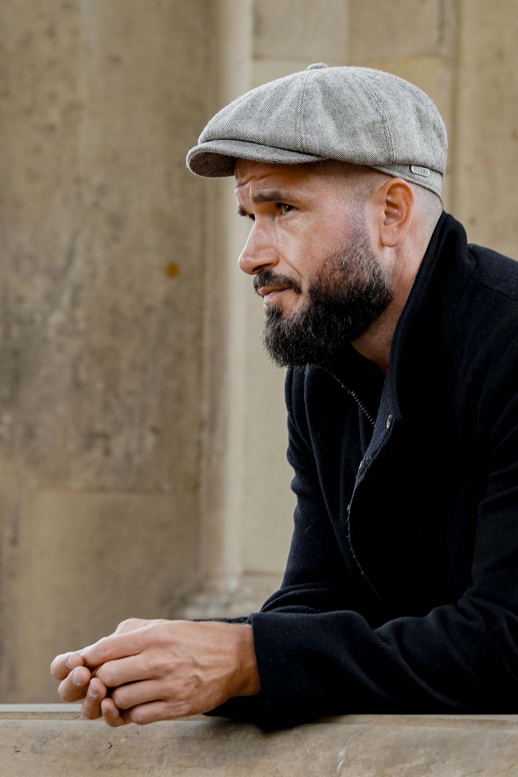 Schiebermütze Herren Schirmmütze Herrenmütze Newsboy Flat Cap Mütze