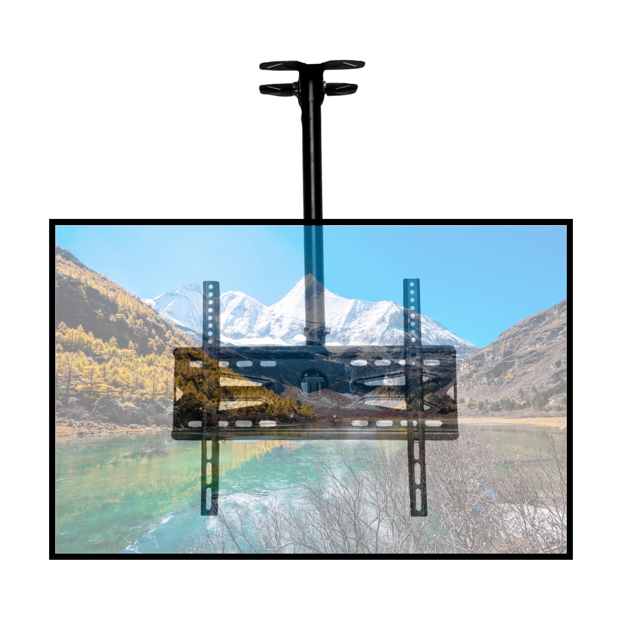 Ceiling Mount TV Stand | Universal TV Stand for 26–60 Inch LED LCD | Movable & Adjustable TV Wall Mount | Heavy Duty Stand Movable Bracket