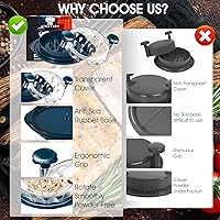 Vista 21 de Trituradora de pollo de alta calidad, trituradora de pechuga de pollo de grado alimenticio y picadora de carne con mango ergonómico antideslizante