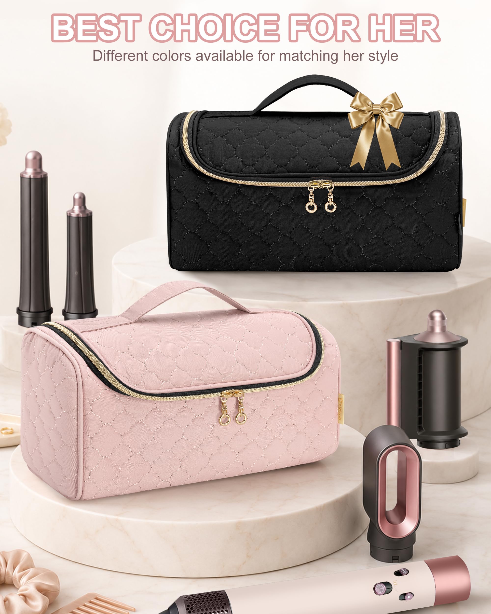 Yarwo Travel Case Compatible with Dyson Airwrap Multi-Styler and Attachments