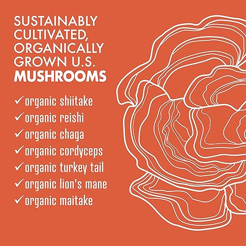 Miniatura 4 de Bluebonnet Nutrition Myco-7 Mushroom Defense - 7 hongos orgánicos de ciclo completo, para el sistema inmunológico y el bienestar, sin soja, sin