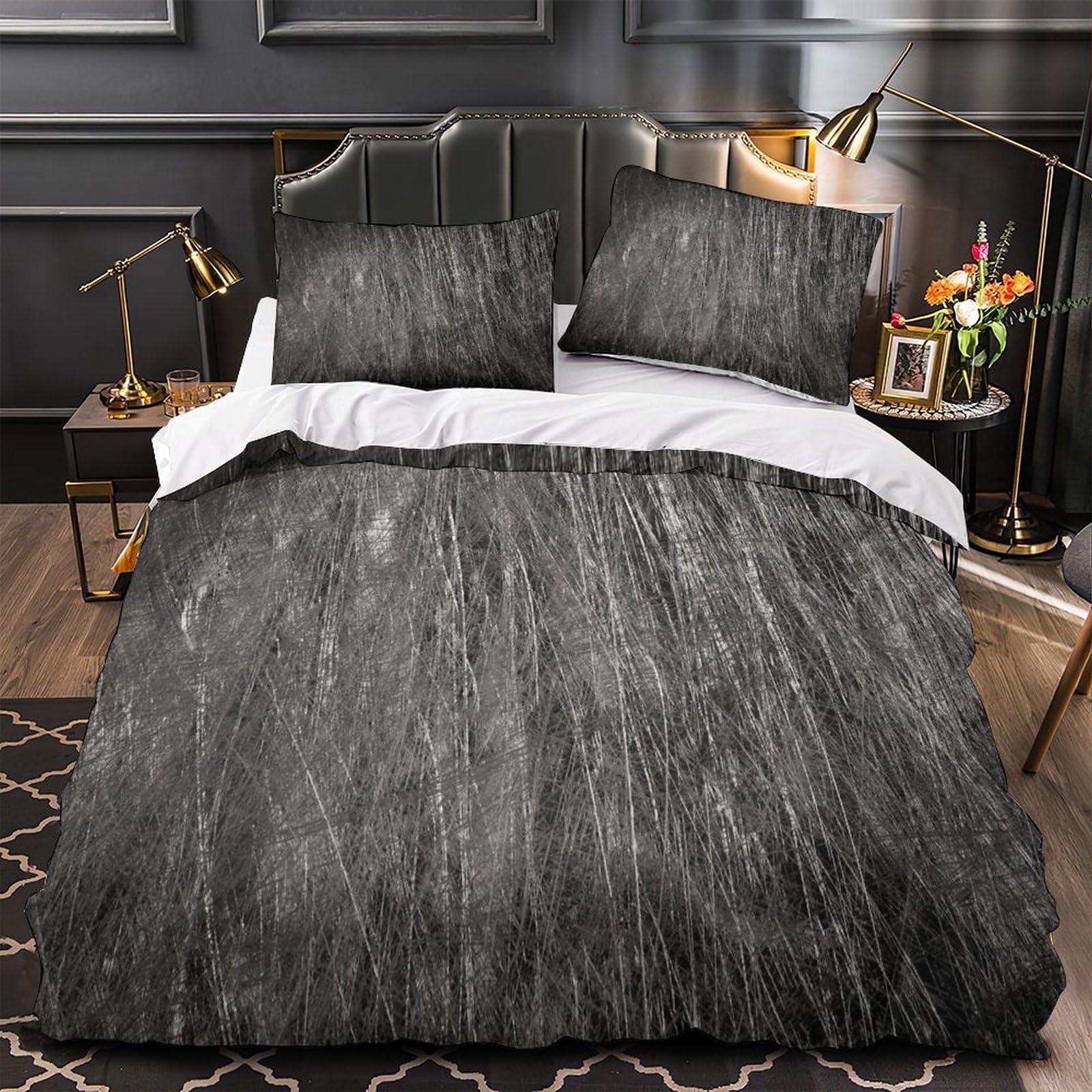 Parure de couette zippée super douce anti-acariens