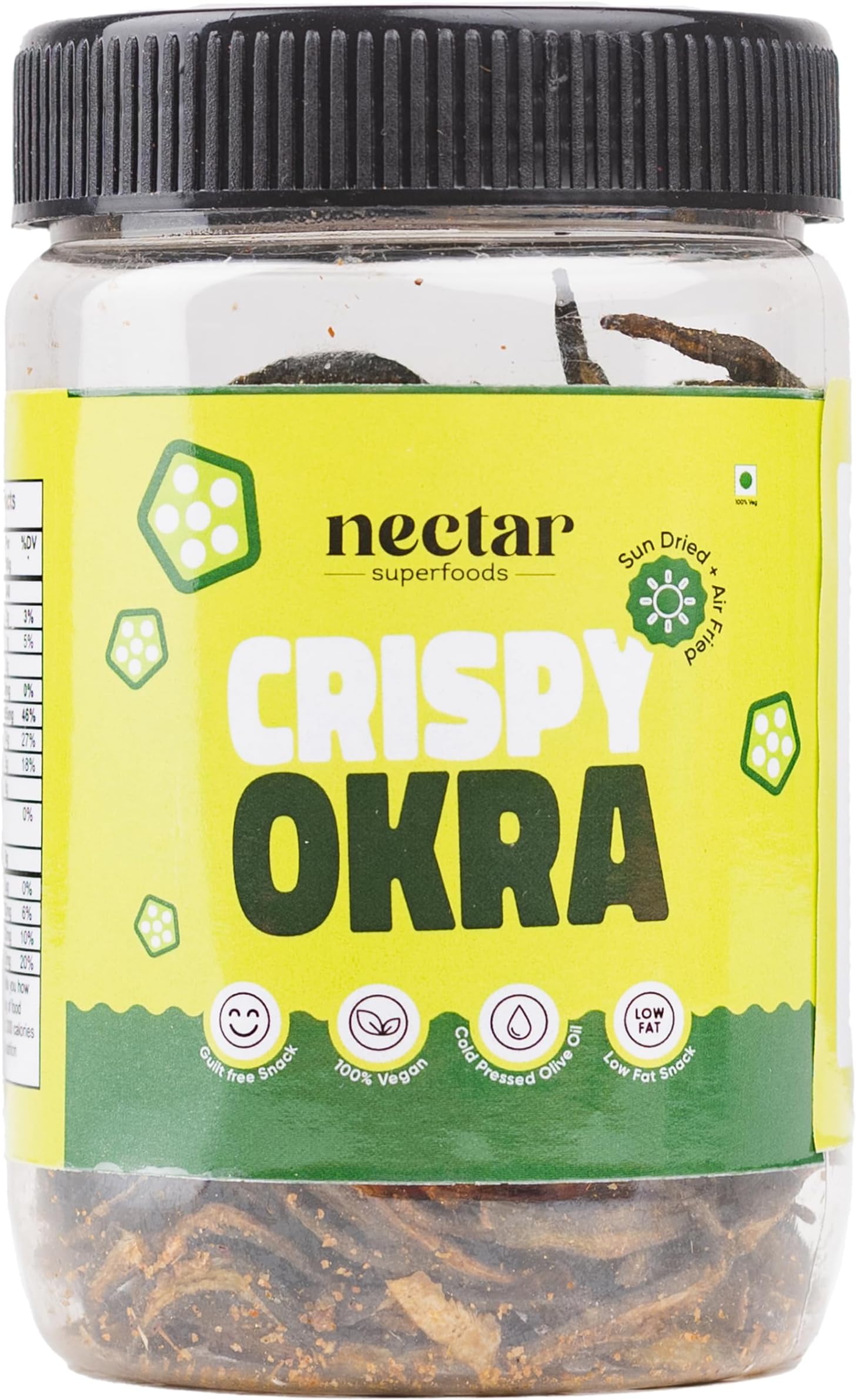 Nectar Superfoods Sun Dried – Vegetable Chips(Crispy Okra)