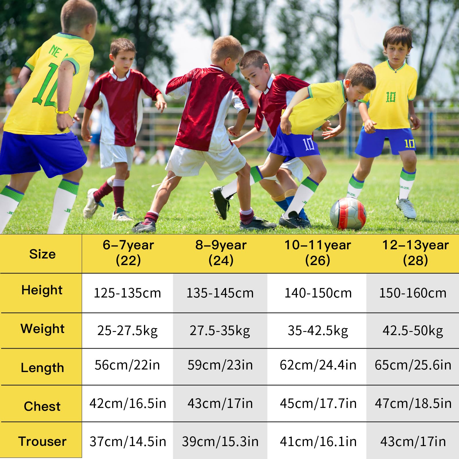 Maglia da calcio per bambini 2023/2024, maglia da calcio per ragazzi e ragazze