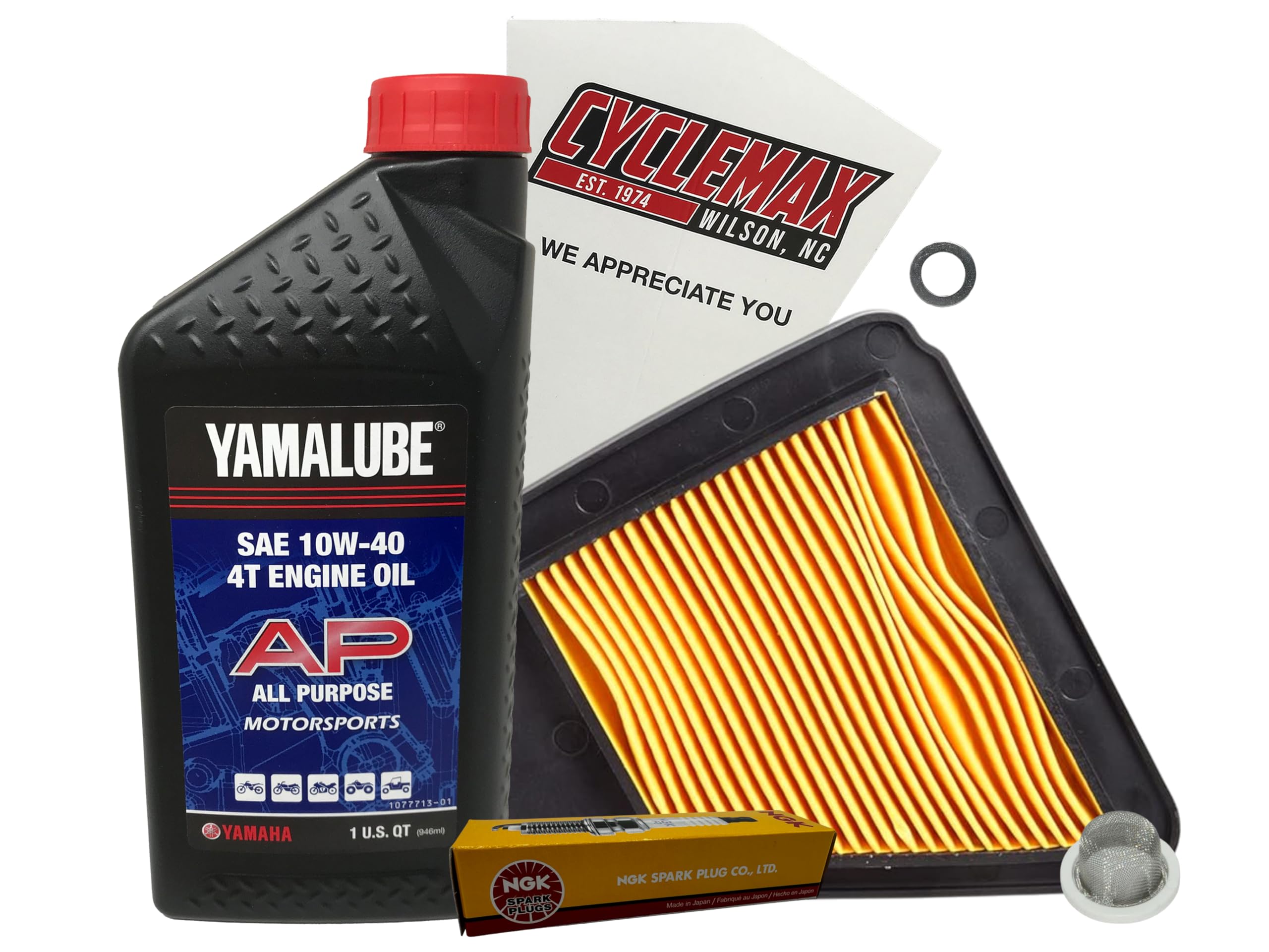 yamaページ Amazon.com: Cyclemax Standard Yamalube Tune-Up Kit fits 2012
