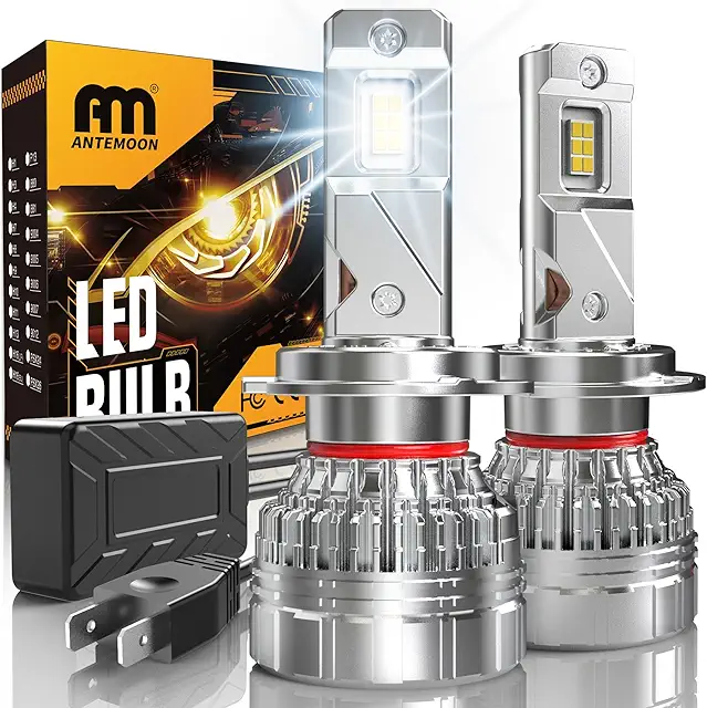 ANTEMOON H7 LED Bulbs - 110W, 30,000LM, 6500K White, Car Headlights