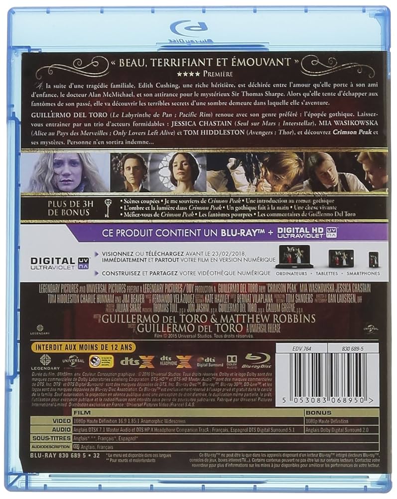 Amazon.co.jp | Crimson peak DVD・ブルーレイ