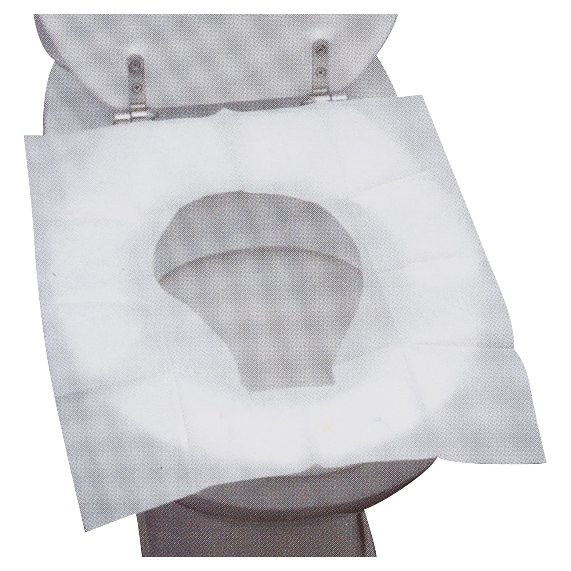 Urbnliving Men's White Disposable Toilet Seat Covers Hygienic Flushable Travel Camping Pocket Size Loo Seat Covers (50 Toilet Seat Covers)