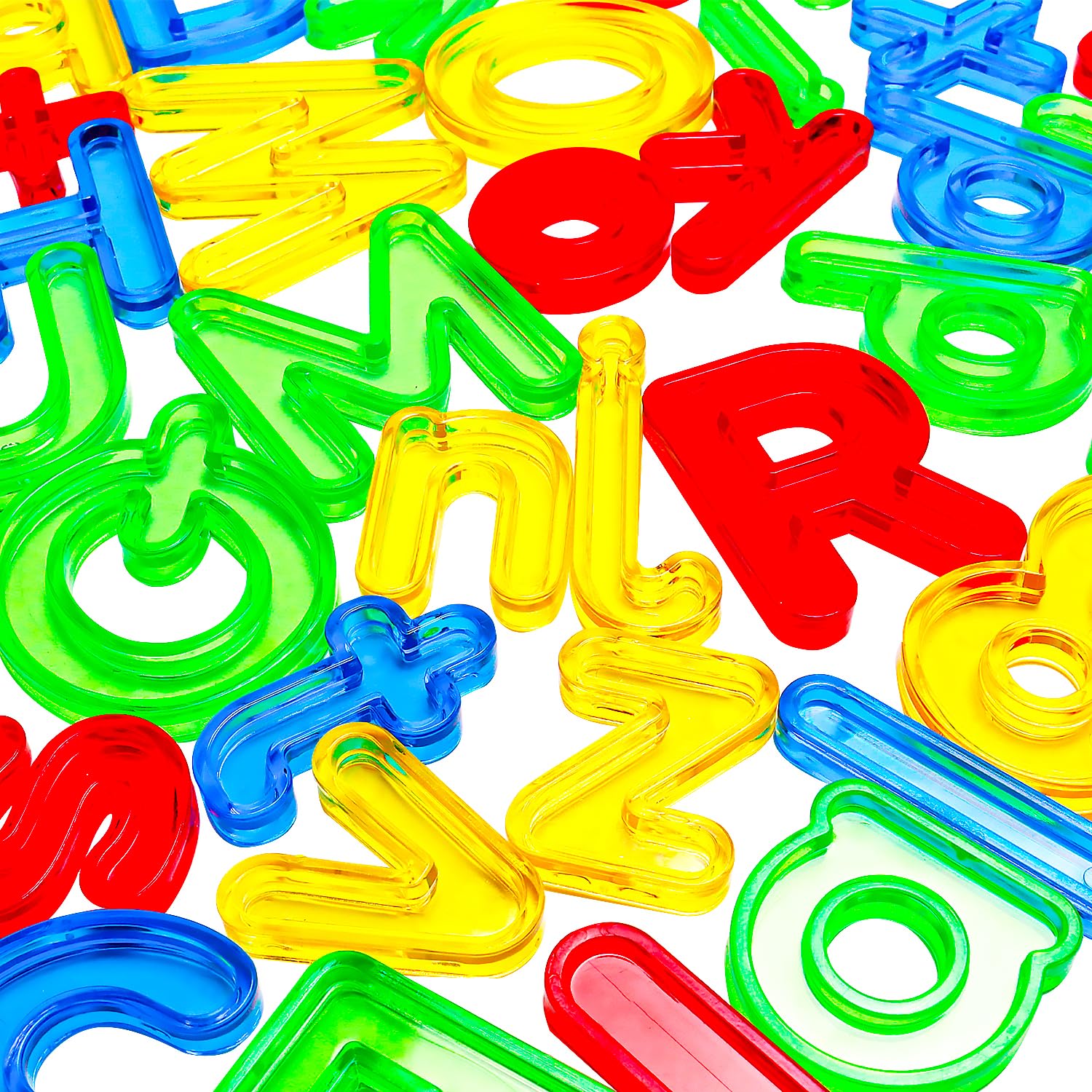 Colorful Alphabet Numbers 67-Piece Plastic Letters & Numbers Set ...