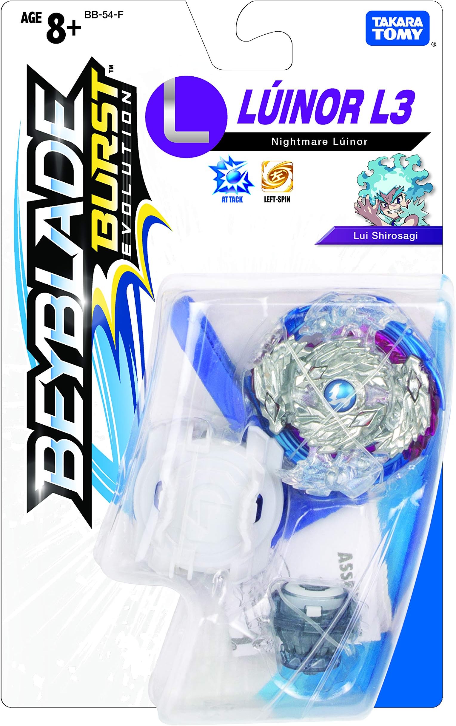 Takaratomy Beyblade Burst Evolution Nightmare Luinor