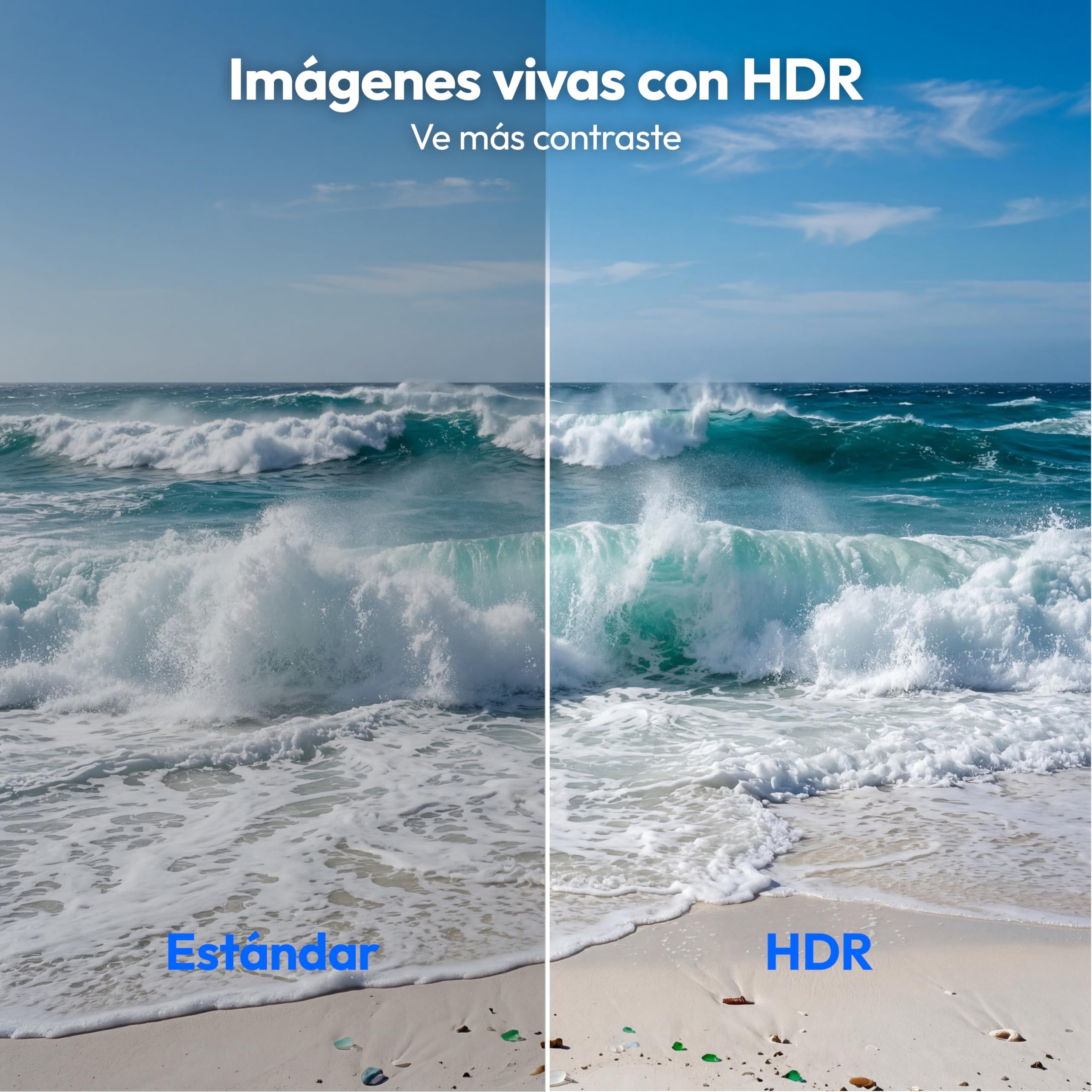 MEDION Televisor HD 59,8 cm (24 Pulgadas) (VIDAA, Smart TV, Prime Video, PVR, sintonizador Triple HD, MD 824102)