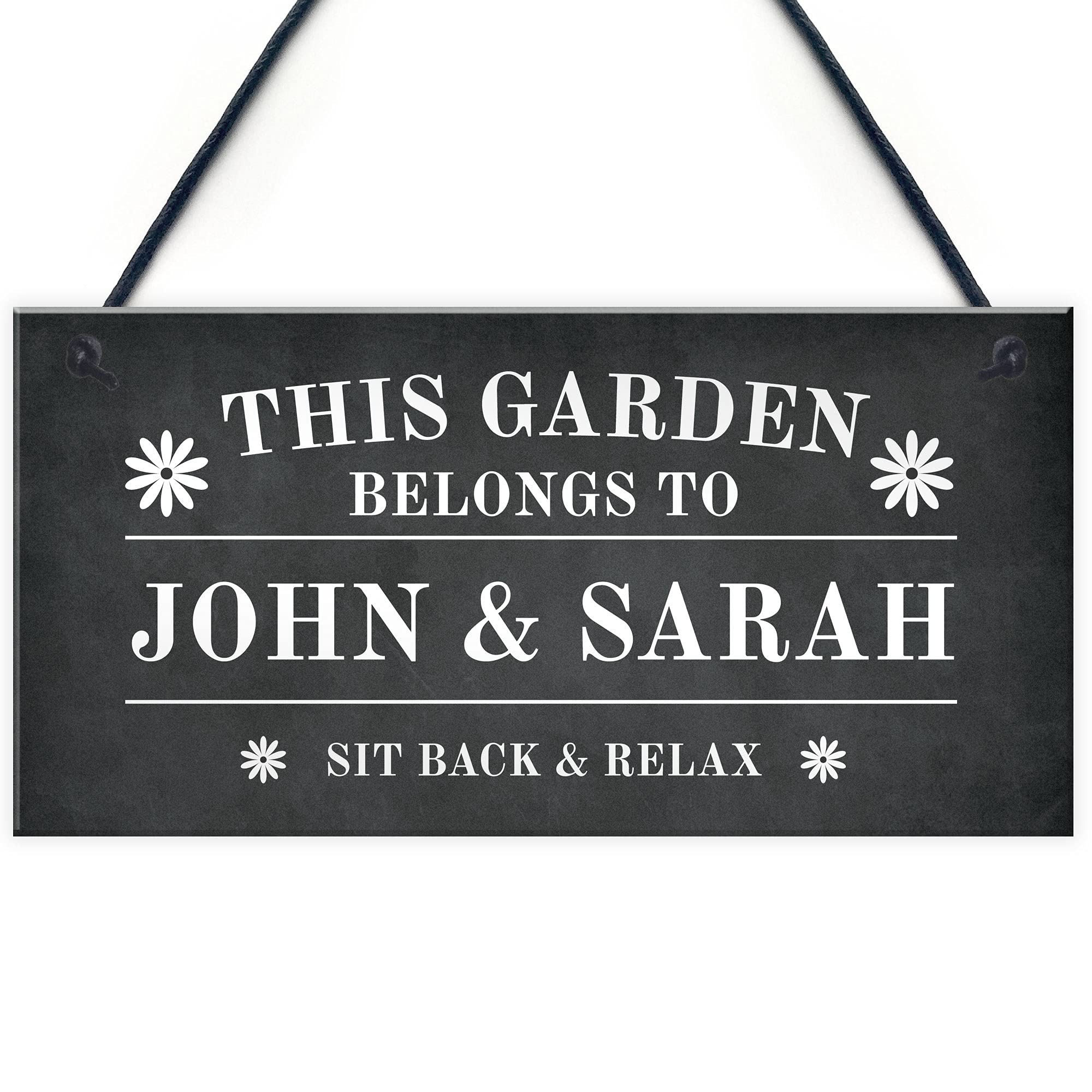 Novelty Garden Sign Personalised This Garden Belongs To Summerhouse Sign Home Gift