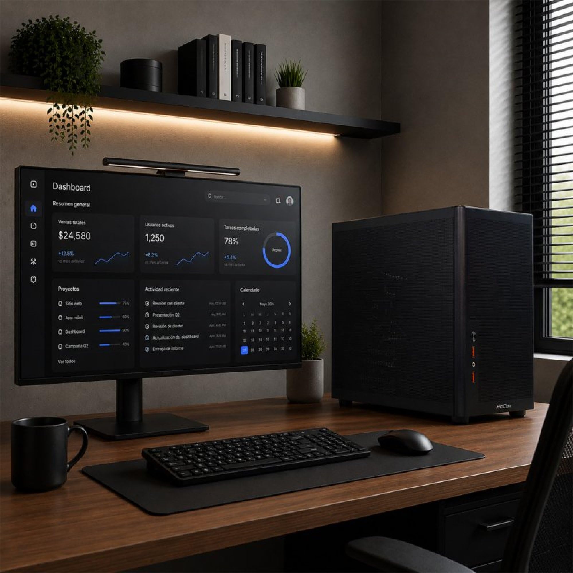 PcCom Work PC Sobremesa Intel Core i7-12700 32GB RAM 1TB SSD Windows 11 Pro