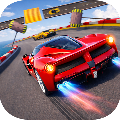 Superhelden-Auto-Mega-Rampen-Stuntspiele: Auto-Stuntrennen 3d - Superhelden-Autospiel-Stuntrennen