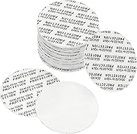 PATIKIL 38mm 1.5" Foam Lid Liners 100-Pack: PS Foam Pressure Sensitive Seals for Tamper-Proof Bottle Freshness