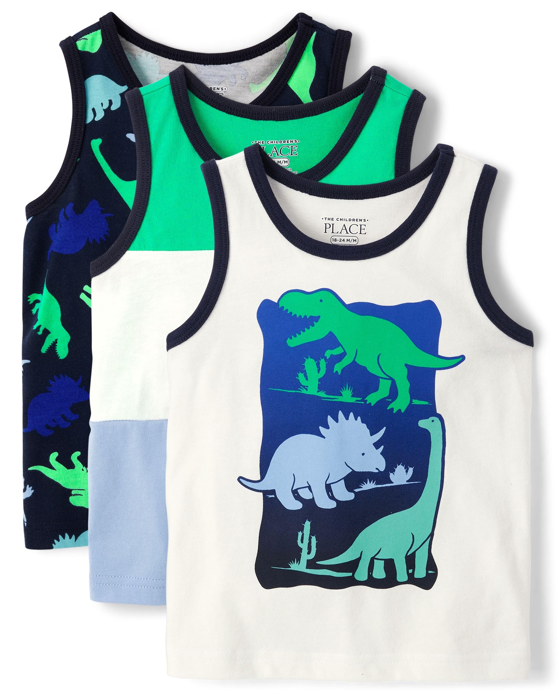 The Children's Place Boys and Toddler Assorted Sleeveless Tank Tops