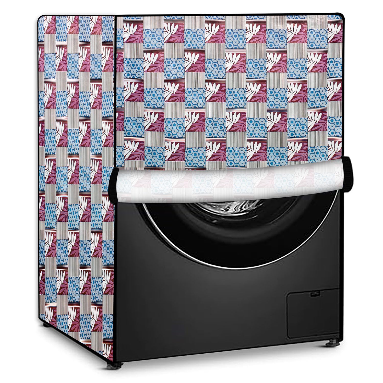 Stylista Washing Machine Cover Compatible for IFB 6 kg Diva Aqua SX Front Load Printed Pattern-image-45
