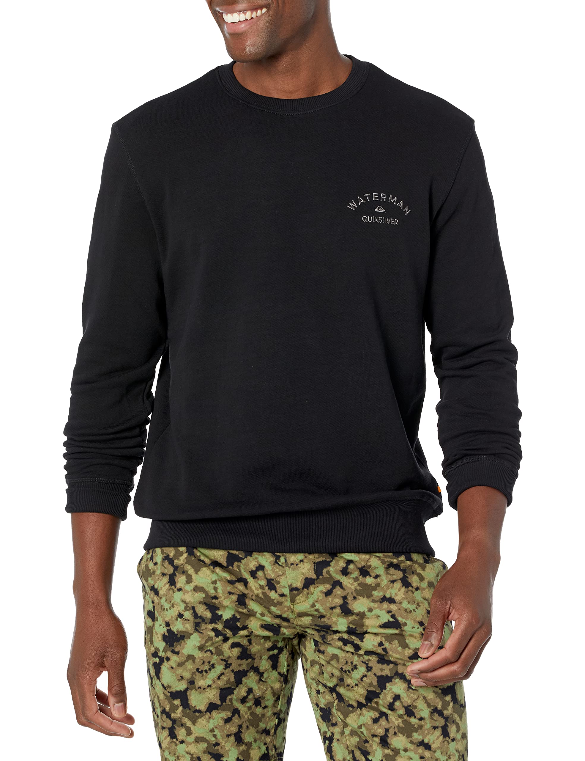 Sweat à capuche homme Quiksilver After Surf Crew pull-over polaire chaud