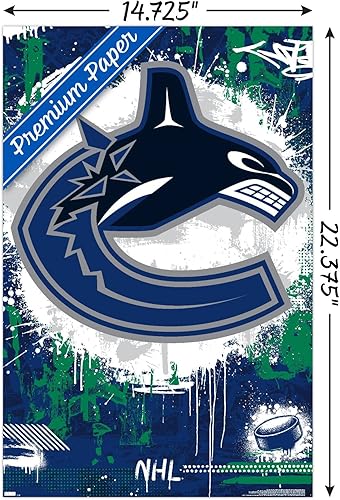 Miniatura 8 de Trends International NHL Vancouver Canucks - Póster de pared con logotipo Maximalist 23
