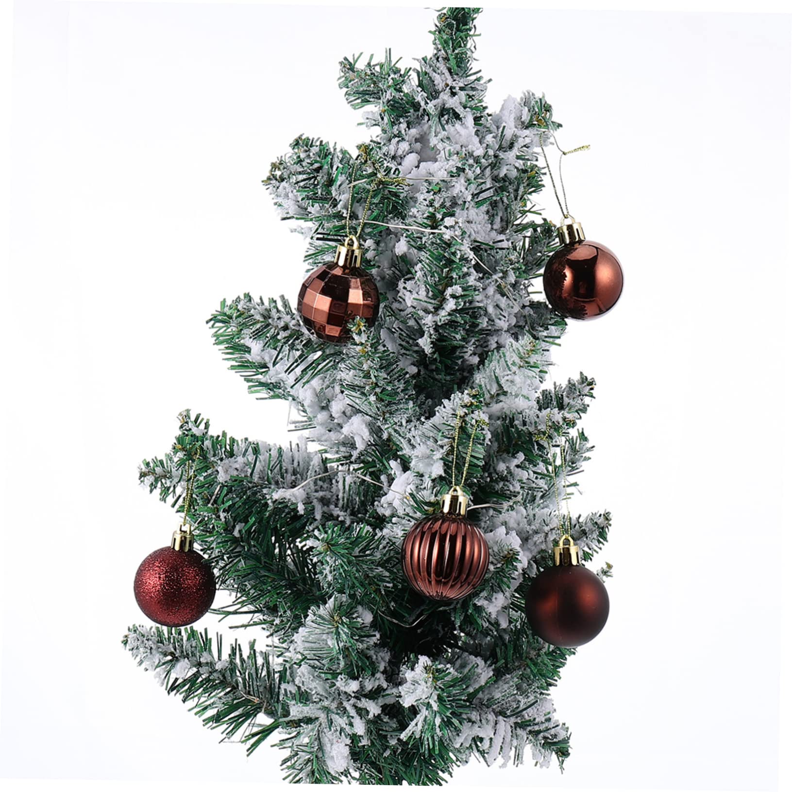 Zerodeko Adornos Colgantes De Navidad Forma De Bola para Árbol De Navidad Material Resistente Decoración y Navideños