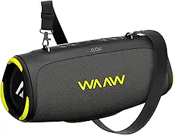 WAAW by ALOK Caixa de Som Bluetooth BOOM 110 À Prova D'Água e Até 26 Horas de Autonomia, Boombox Tecnologia TWS 40W RMS