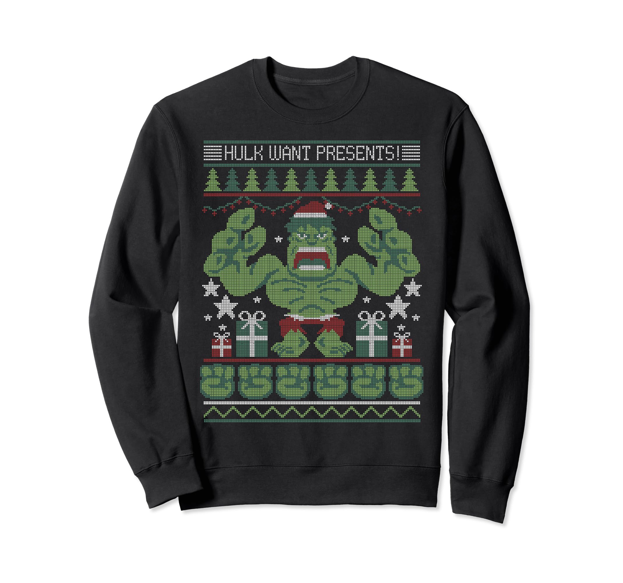 Hulk Sweatshirt Marvel Avengers pour remplacer le pull de Noël classique