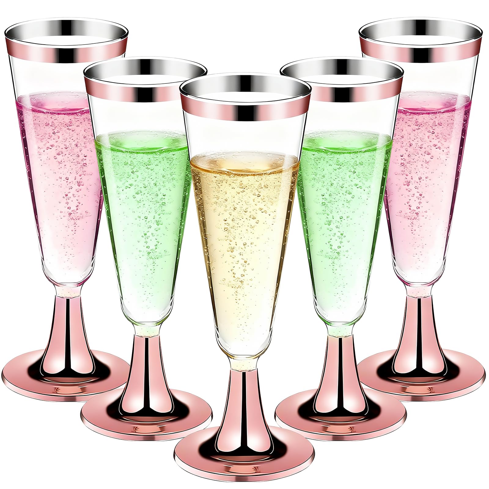 Disposable Champagne Flutes - 40 Pack -16