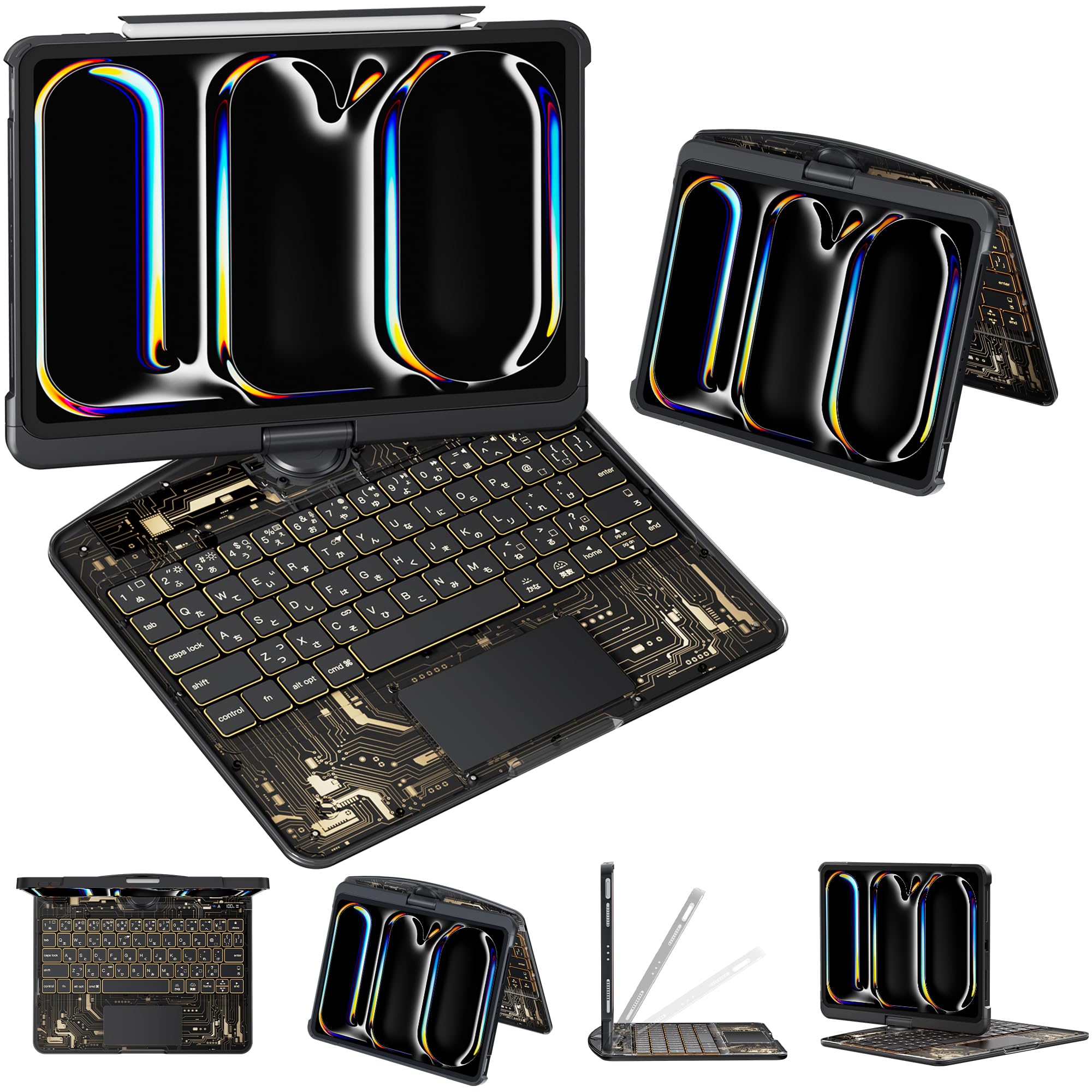 Amazon.co.jp: Sencela iPad用キーボード付きケース iPad Pro 13インチ