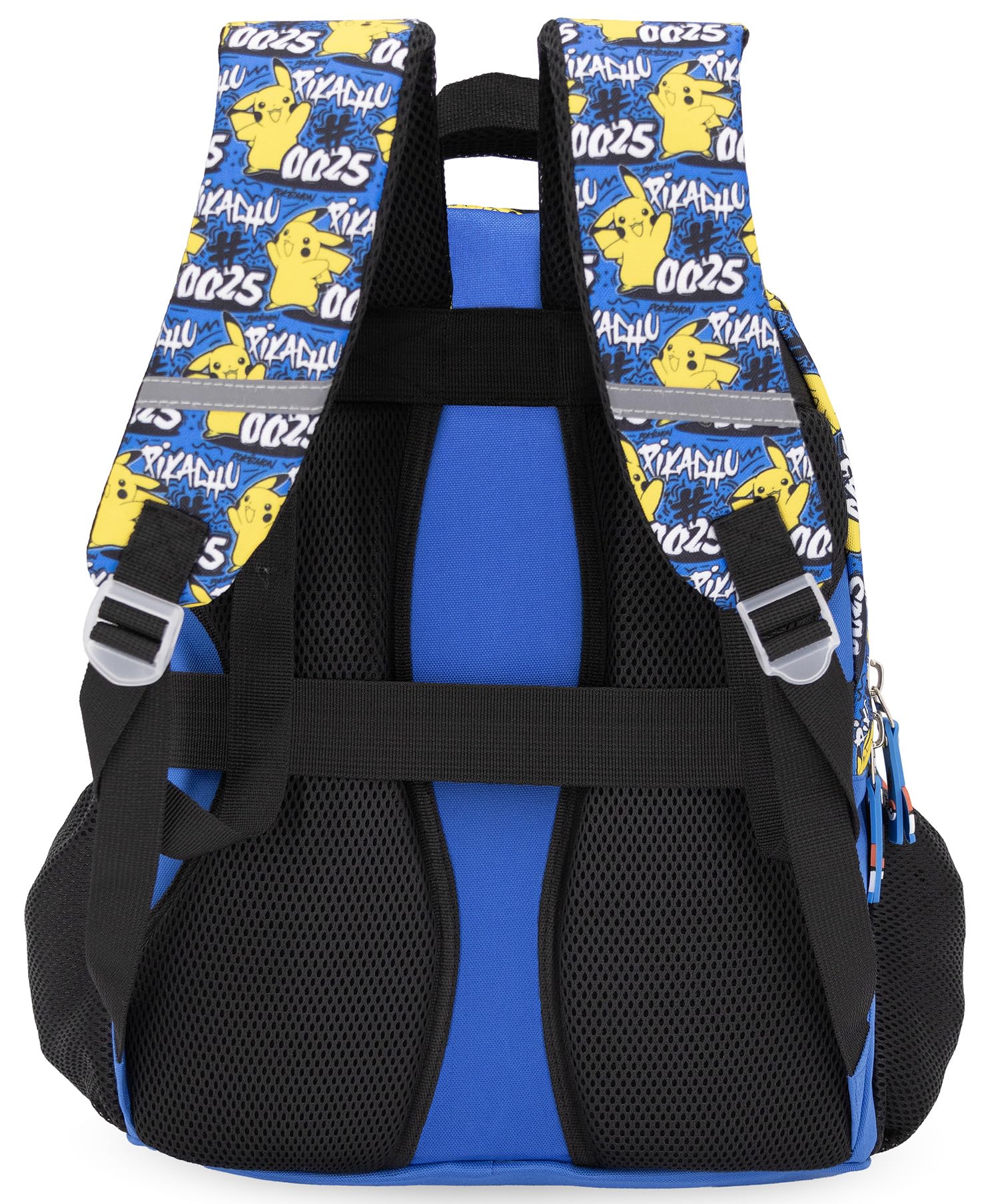 Pack Escolar Niño Primaria - Mochila Ergonómica Gran Capacidad 43x33x20 cm y Estuche 3 Cremalleras Completo (46 Piezas) - Diseño para Pokémon Fan (6-10 Años)