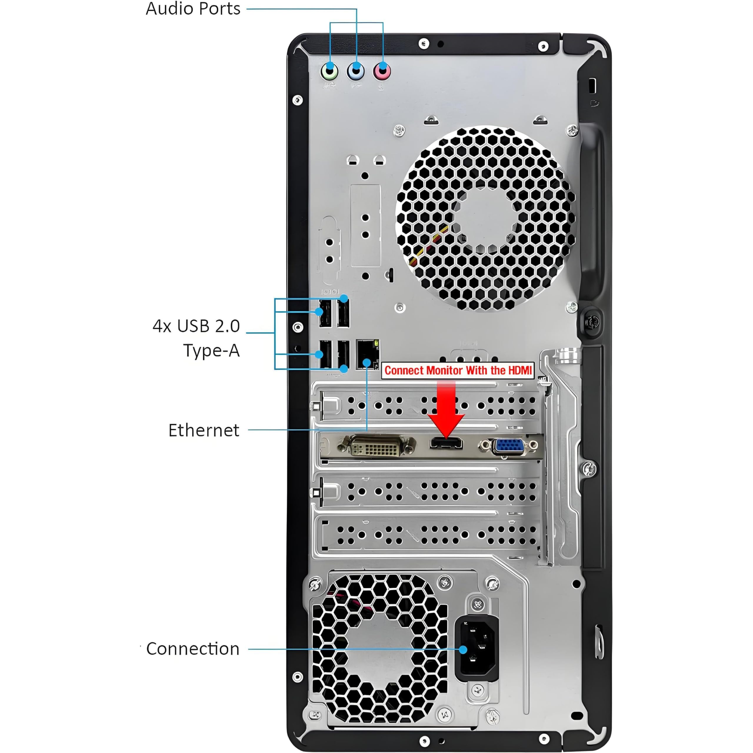 Amazon.com: HP Pavilion Tower Desktop Computer, Intel 8-Core i7