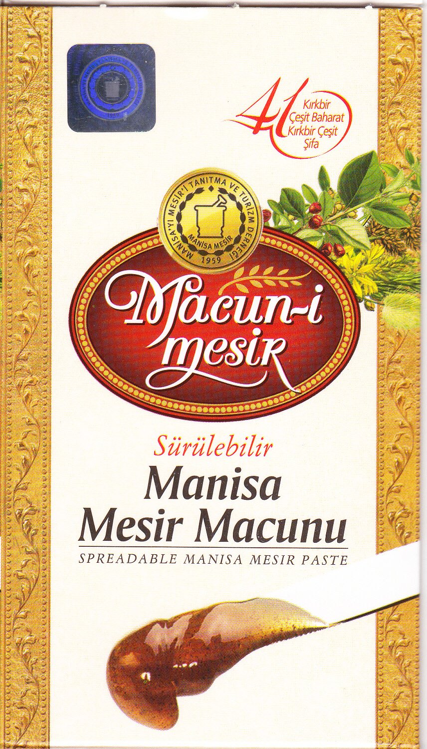 Ottoman Mesir Paste, Traditional Turkish Mesir Macunu with 41 Herbals and Spices