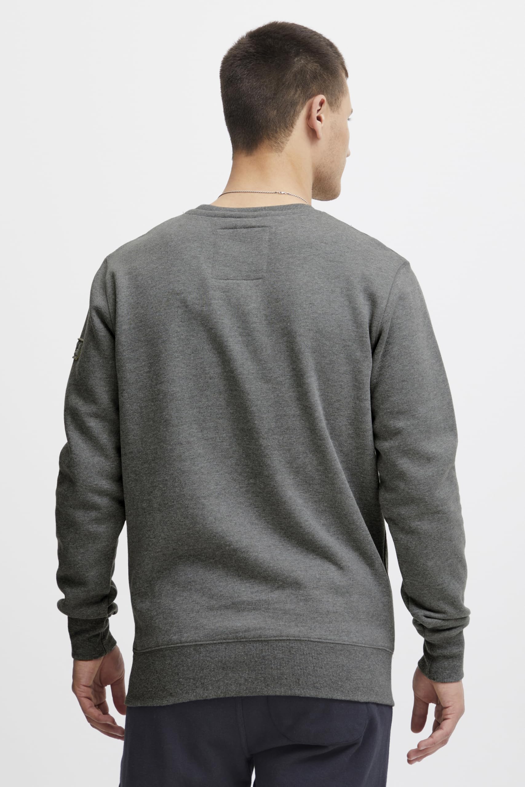 !Solid Trip Jersey Sudadera Suéter para Hombre con Cuello Redondo con Forro Polar Suave Al Tacto