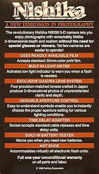 Nishika ニシカ N8000 Amazon | (ニシカ) Nishika N8000 35mm 4眼ステレオ3D