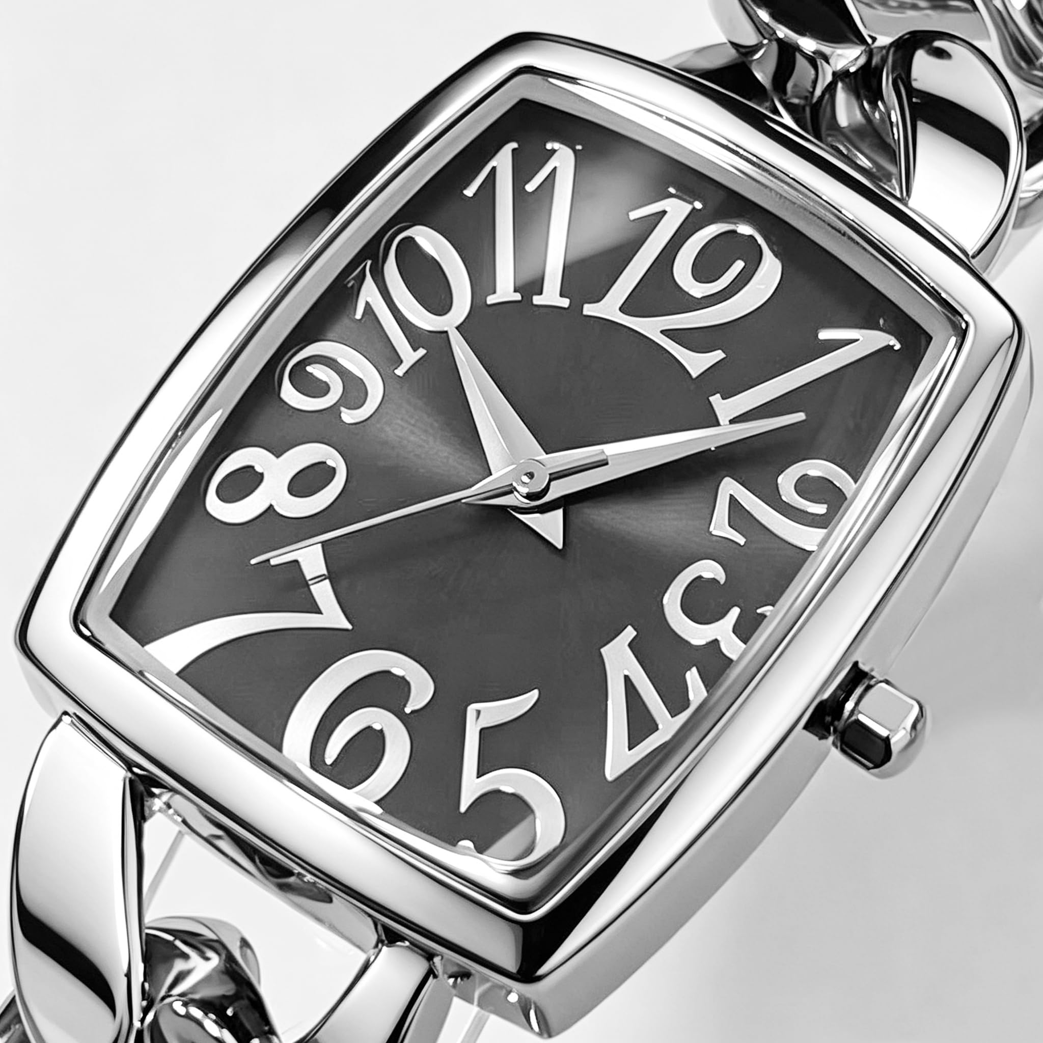 Bisley Orologio da donna a catena con cinturino in metallo per polso