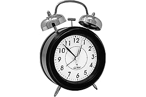 Sonnet Twin Bell Alarm Clock: Extra Loud for Hearing Impaired