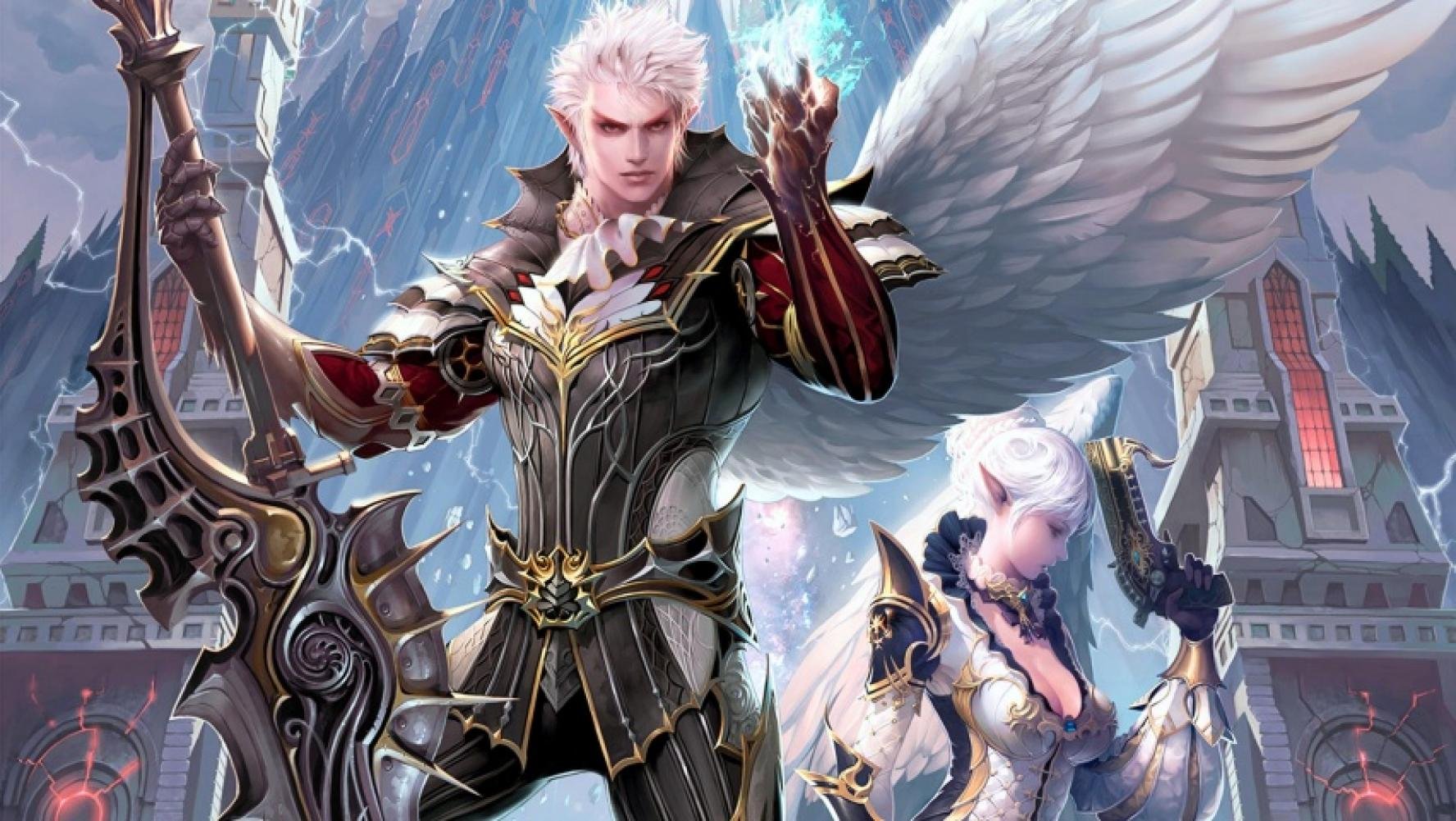 特大A1 ポスター リネージュ　LINEAGE  2 Amazon.com: The Most Exciting Game Poster Lineage Ii Games Canvas