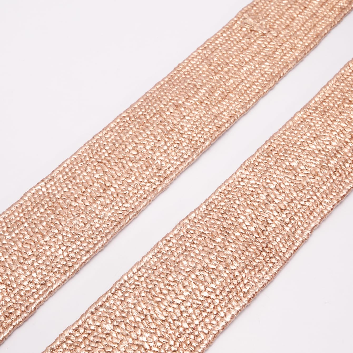 1 ceinture élastique tissée en paille for femme
