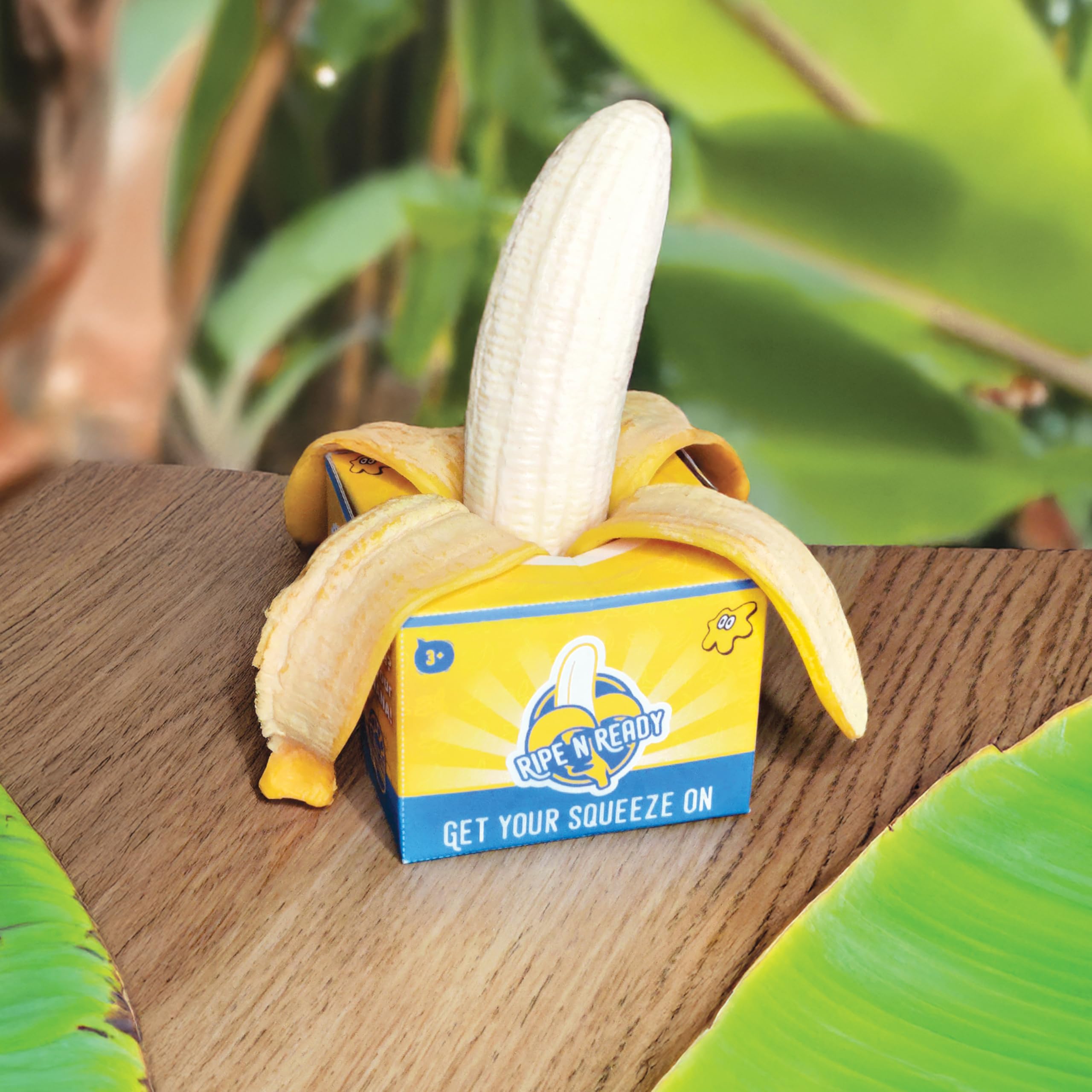 Ripe ’N Ready Stress Banana, Squishy 6" Bendable Banana Stress Toy, Fun Desk Squeeze, Gag Gift - Image 2