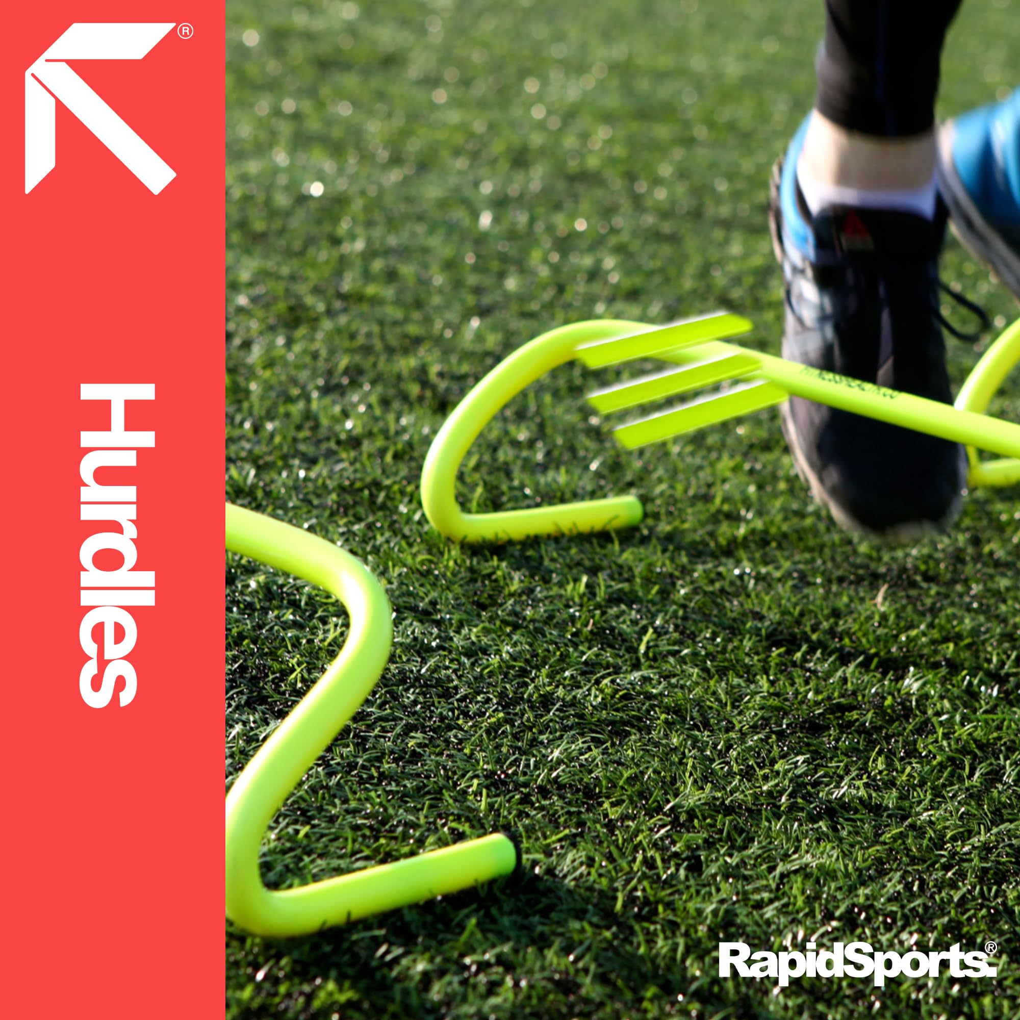 Fitness Health Speed Training/Agility Hurdles 6 pollici - Calcio Training ostacoli Agility Speed Training Equipment per calcio - Allenamento Sport Equipment